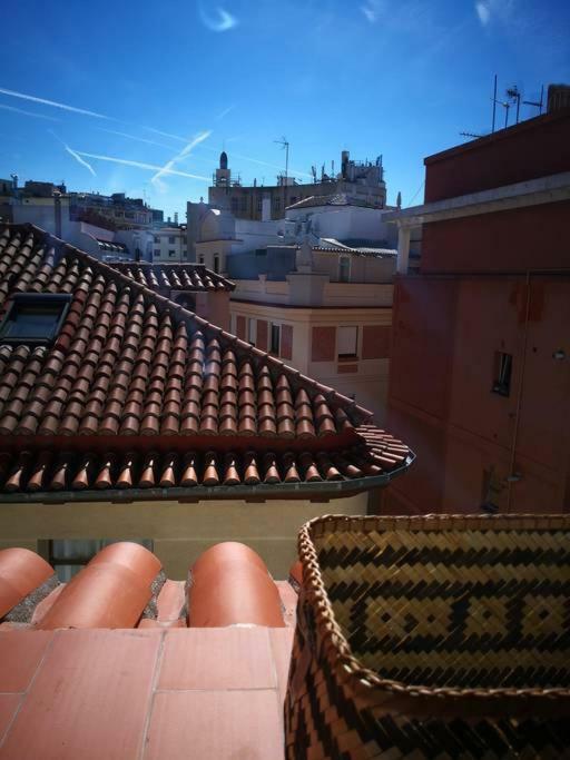 Modern Top Floor Loft At Malasana'S Heart Madrid Kültér fotó