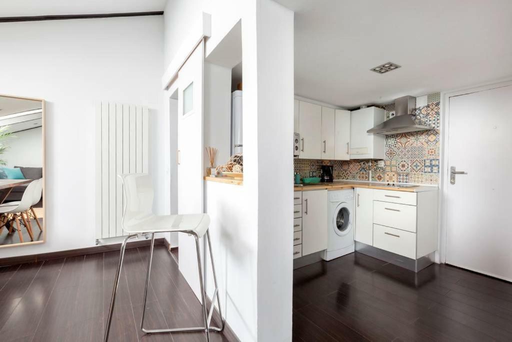 Modern Top Floor Loft At Malasana'S Heart Madrid Kültér fotó